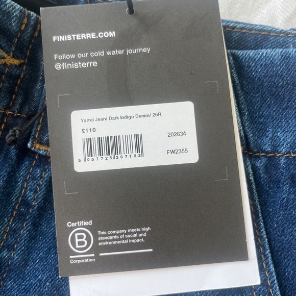 Finisterre Yarrel Jean - XS dark indigo denim - Picture 2 of 9